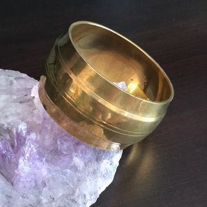 Vintage Gold bangle bracelet